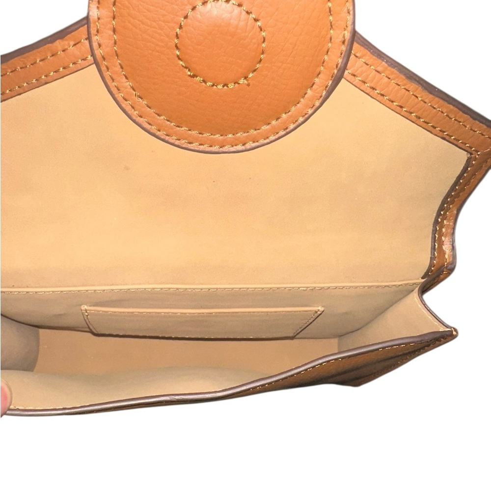 Michael Kors Camel Leather Crossbody Bag - Picture 4 of 5